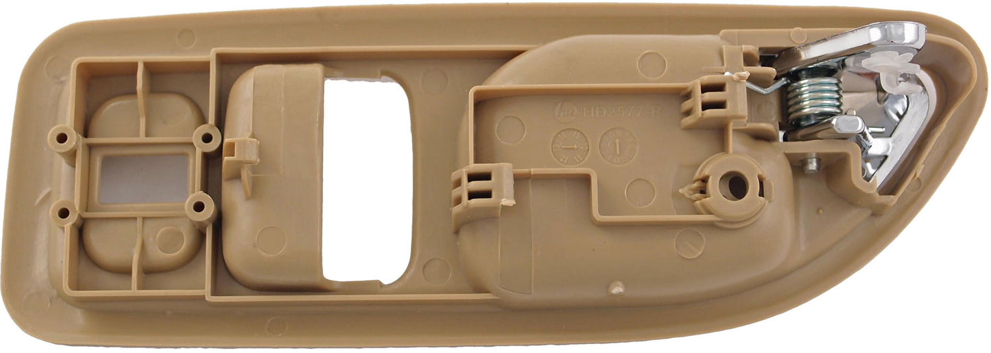 Interior Door Handle Front Right Chrome Beige - Dorman# 92425