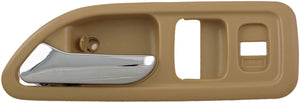 Interior Door Handle Front Left Chrome Beige - Dorman# 92426