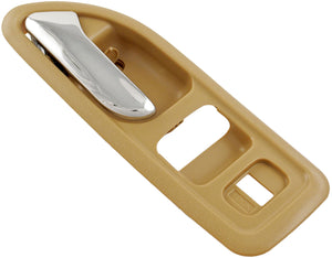 Interior Door Handle Front Left Chrome Beige - Dorman# 92426