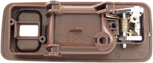 Interior Door Handle Front Right With Lock Hole Chrome Brown - Dorman# 92430