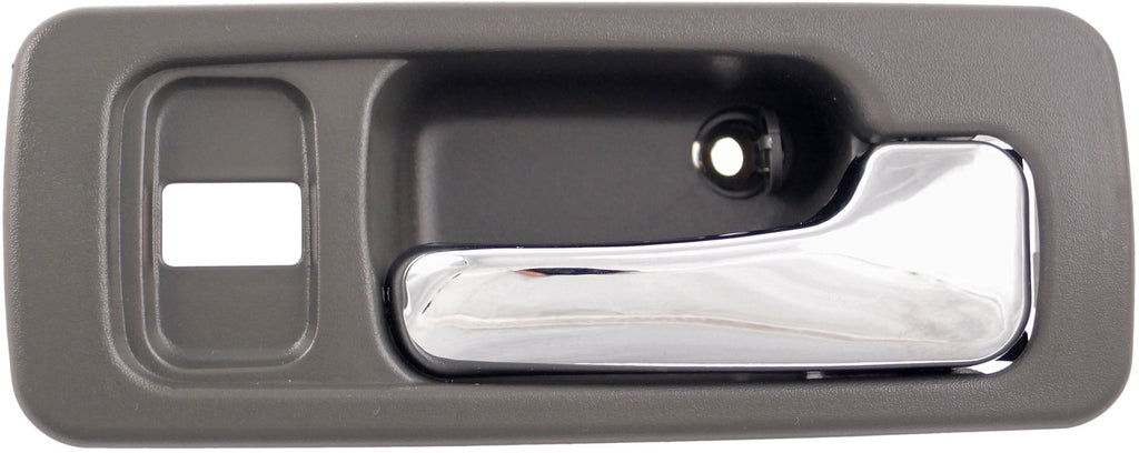 Interior Door Handle Front Right With Lock Hole Chrome Gray - Dorman# 92432