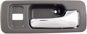 Interior Door Handle Front Right With Lock Hole Chrome Gray - Dorman# 92432