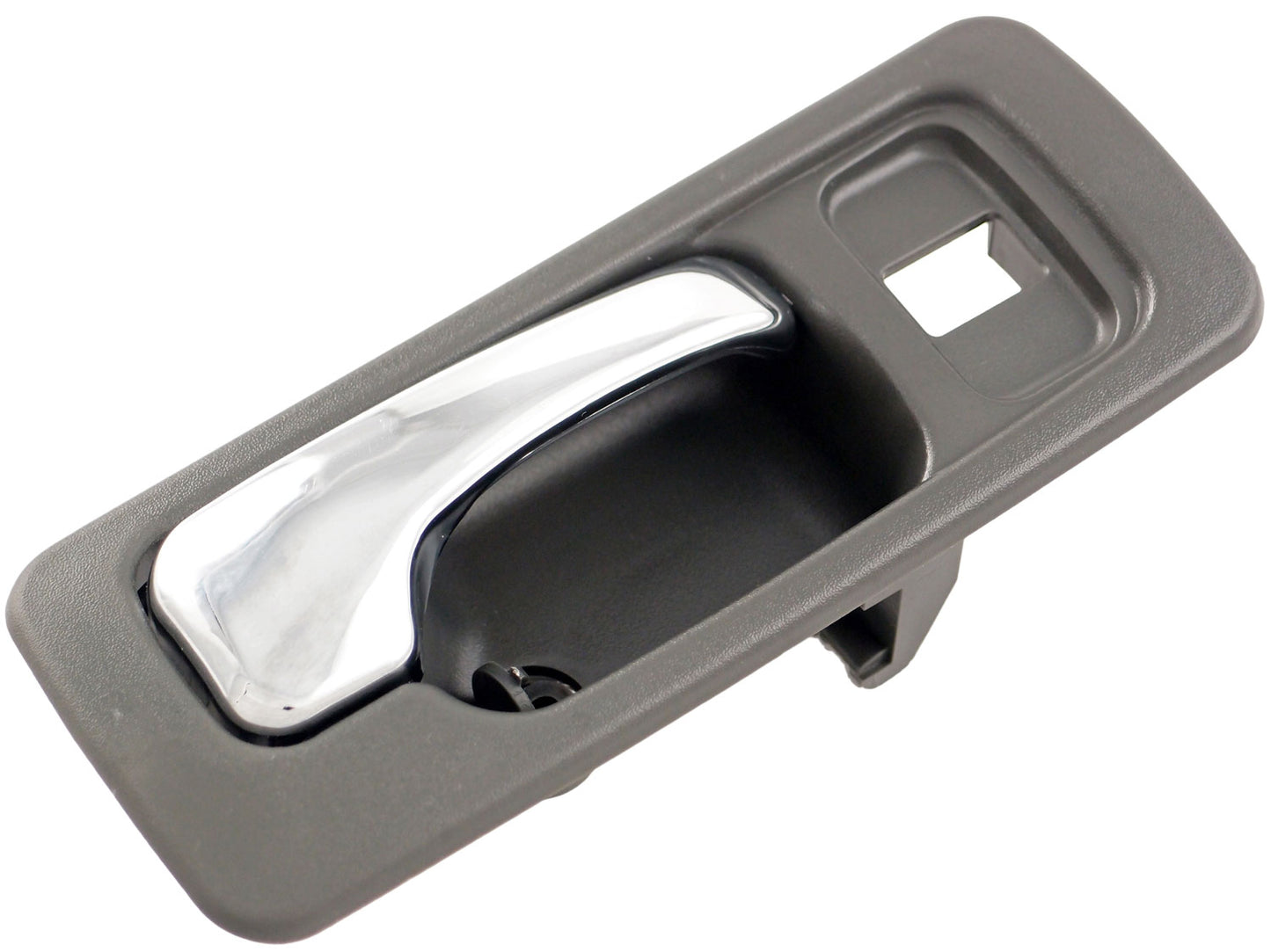 Interior Door Handle Front Right With Lock Hole Chrome Gray - Dorman# 92432