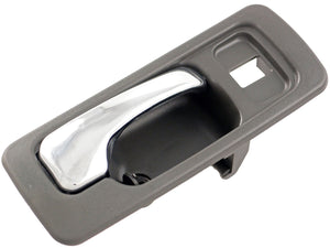 Interior Door Handle Front Right With Lock Hole Chrome Gray - Dorman# 92432