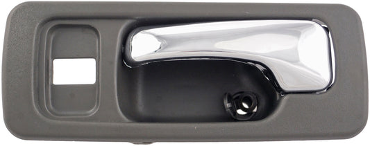Interior Door Handle Front Left With Lock Hole Chrome Gray - Dorman# 92433