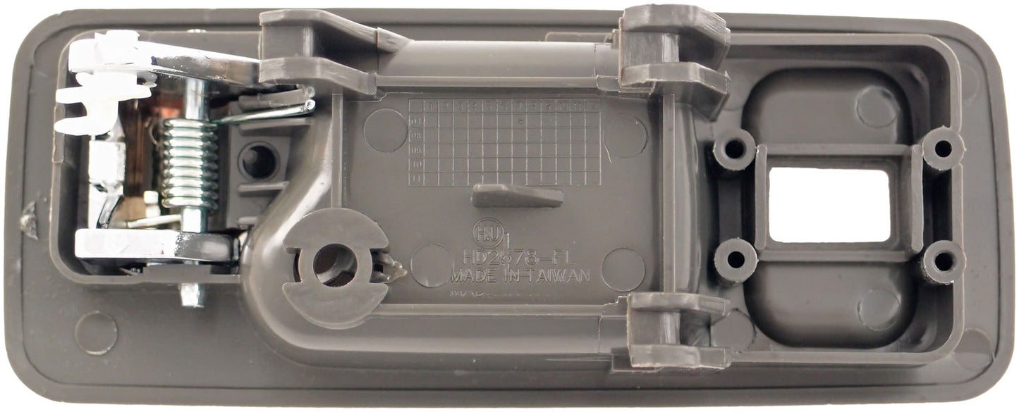 Interior Door Handle Front Left With Lock Hole Chrome Gray - Dorman# 92433