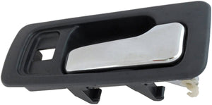 Interior Door Handle Front Right With Lock Hole Chrome Blue - Dorman# 92434