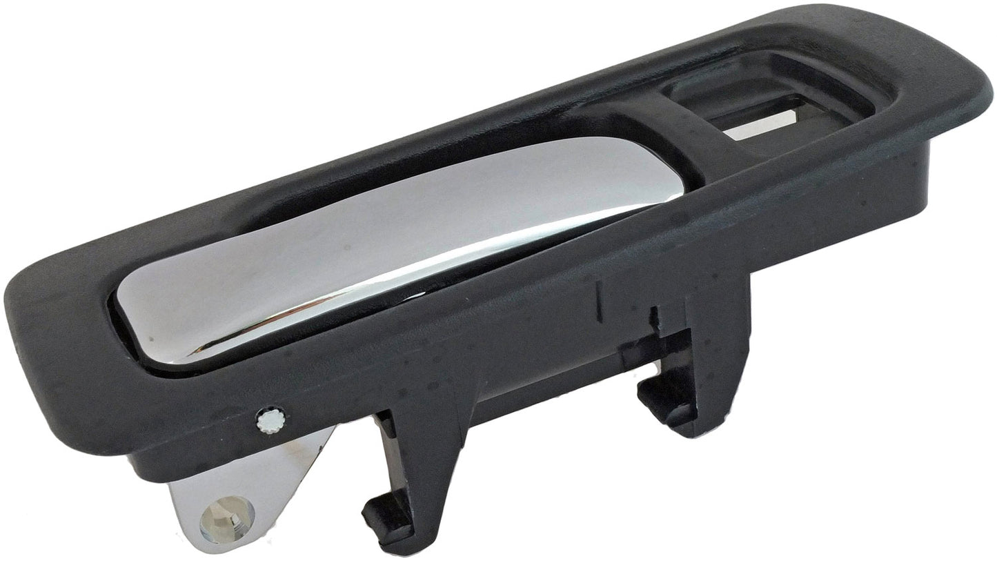 Interior Door Handle Front Left With Lock Hole Chrome Blue - Dorman# 92435