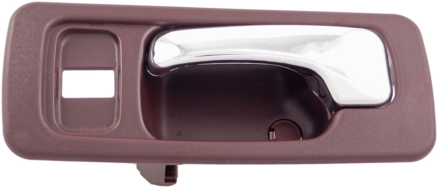 Interior Door Handle Front Left With Lock Hole Chrome Red - Dorman# 92437
