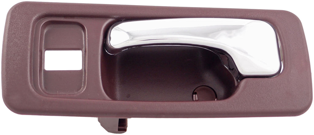 Interior Door Handle Front Left With Lock Hole Chrome Red - Dorman# 92437