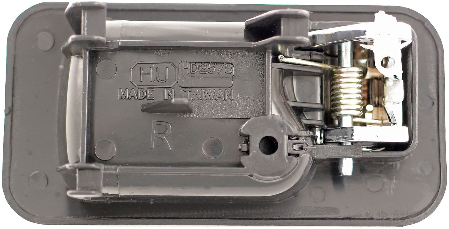 Interior Door Handle Rear Right Chrome Black - Dorman# 92438