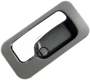 Interior Door Handle Rear Right Chrome Black - Dorman# 92438