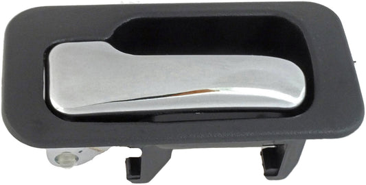 Interior Door Handle Rear Left Chrome Black - Dorman# 92439