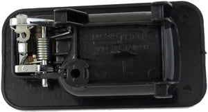 Interior Door Handle Rear Left Chrome Black - Dorman# 92439