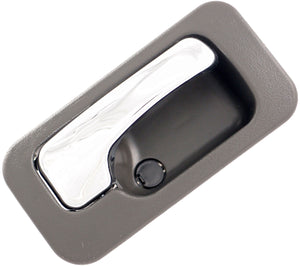 Interior Door Handle Rear Right Chrome Gray - Dorman# 92442