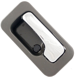Interior Door Handle Rear Left Chrome Gray - Dorman# 92443