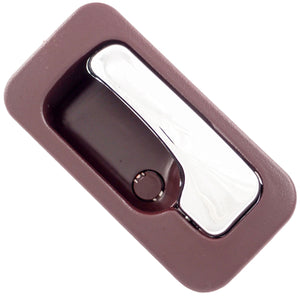 Interior Door Handle Rear Left Chrome/Red - Dorman# 92447