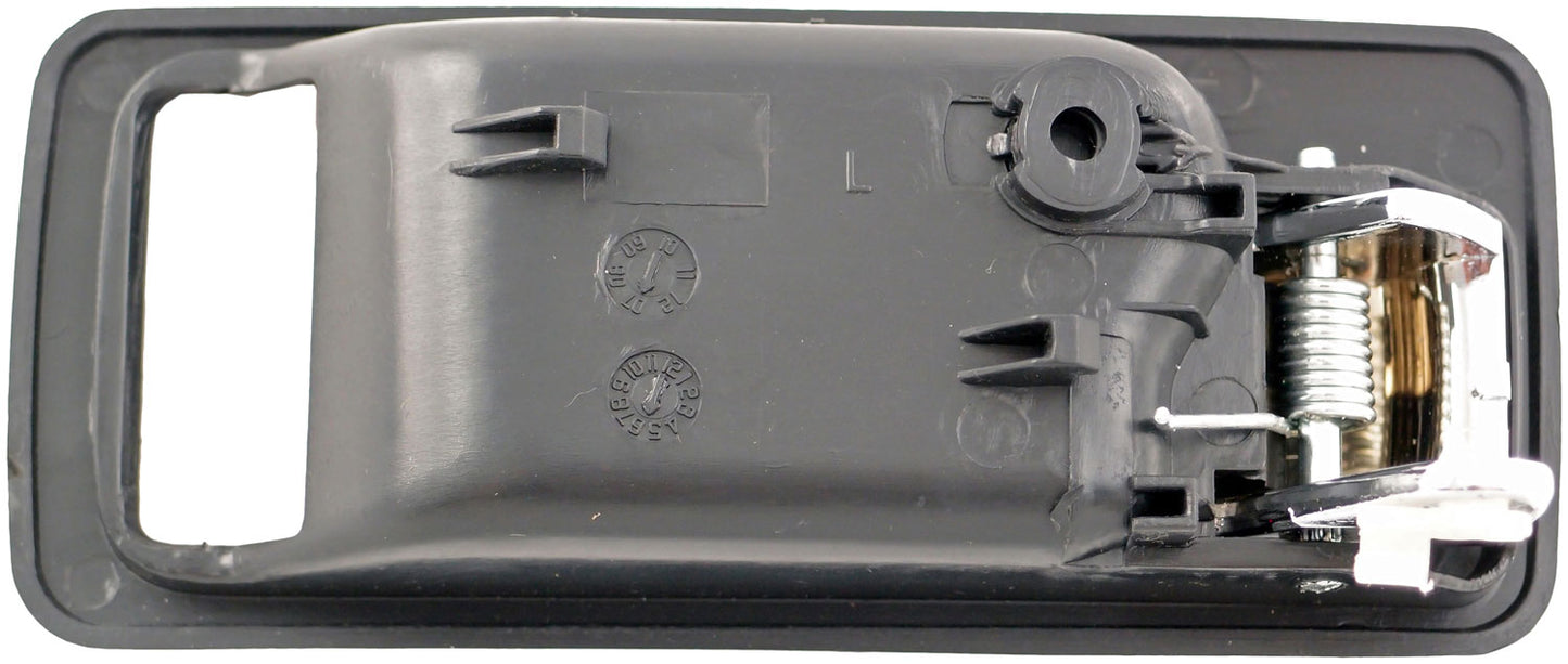 Interior Door Handle Front Left Without Power Lock Chrome/Black - Dorman# 92449