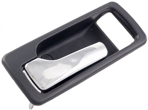 Interior Door Handle Front Left Without Power Lock Chrome/Black - Dorman# 92449