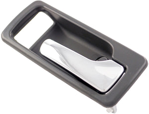 Interior Door Handle Front Right Without Power Lock Chrome/Gray - Dorman# 92454