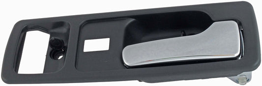 Interior Door Handle Front Right With Power Lock Chrome/Black - Dorman# 92587