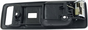 Interior Door Handle Front Right With Power Lock Chrome/Black - Dorman# 92587