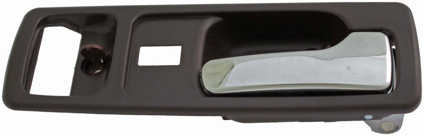 Interior Door Handle Front Right With Power Lock Chrome/Brown - Dorman# 92589