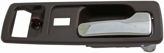 Interior Door Handle Front Right With Power Lock Chrome/Brown - Dorman# 92589