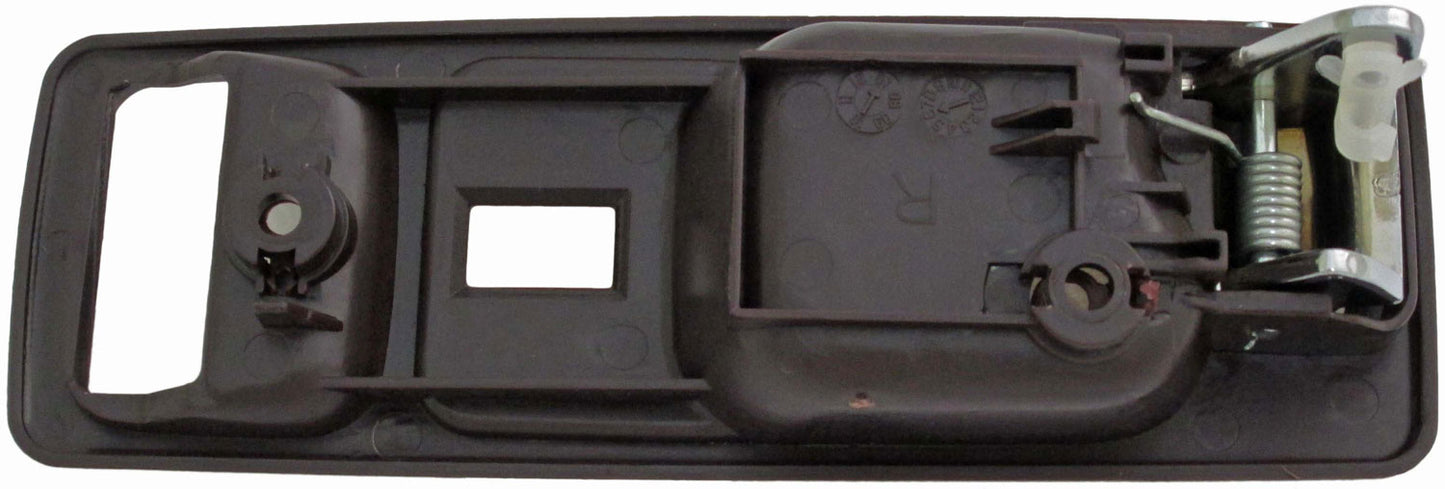 Interior Door Handle Front Right With Power Lock Chrome/Brown - Dorman# 92589