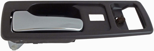 Interior Door Handle Front Left With Power Lock Chrome/Brown - Dorman# 92590