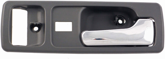 Interior Door Handle Front Right With Power Lock Chrome/Gray - Dorman# 92593