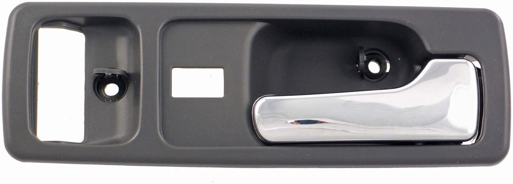 Interior Door Handle Front Right With Power Lock Chrome/Gray - Dorman# 92593