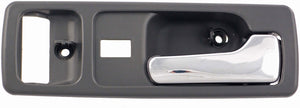 Interior Door Handle Front Right With Power Lock Chrome/Gray - Dorman# 92593