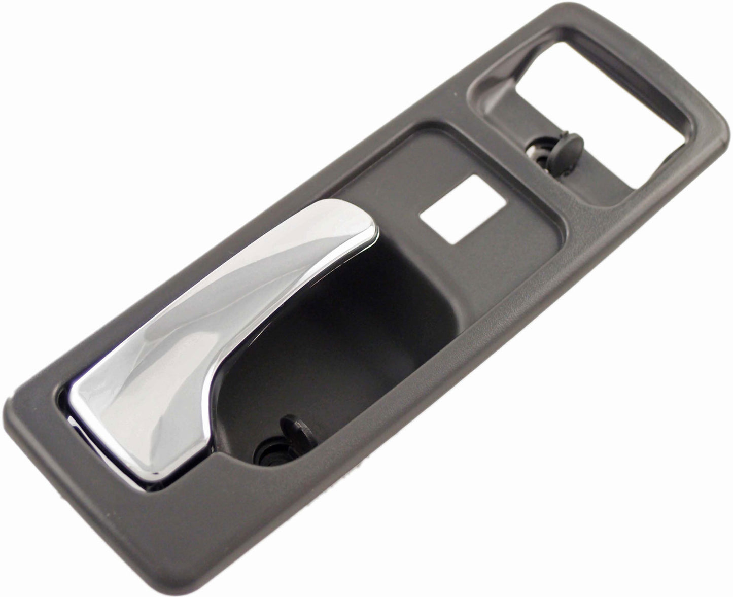 Interior Door Handle Front Right With Power Lock Chrome/Gray - Dorman# 92593