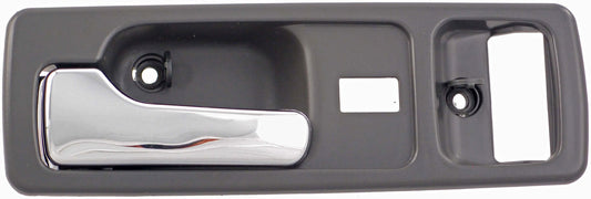 Interior Door Handle Front Left With Power Lock Chrome/Gray - Dorman# 92594
