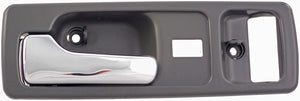 Interior Door Handle Front Left With Power Lock Chrome/Gray - Dorman# 92594