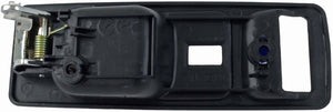 Interior Door Handle Front Left With Power Lock Chrome/Blue - Dorman# 92596