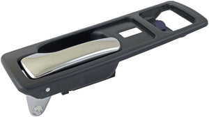 Interior Door Handle Front Left With Power Lock Chrome/Blue - Dorman# 92596
