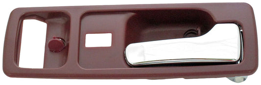 Interior Door Handle Front Right With Power Lock Chrome/Red - Dorman# 92597