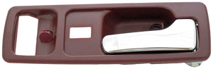 Interior Door Handle Front Right With Power Lock Chrome/Red - Dorman# 92597