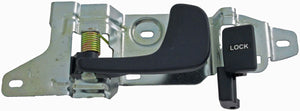 Interior Door Handle Front Left Black Metal - Dorman# 92661