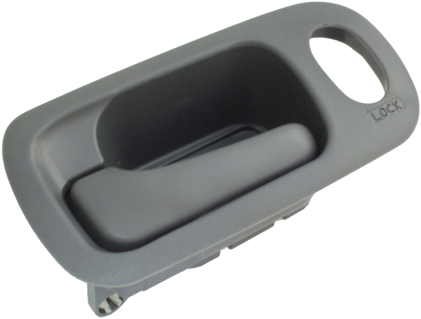 Interior Door Handle Front Left With Lock Hole Gray Graphite - Dorman# 92680
