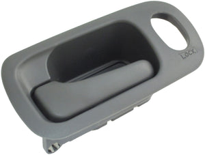 Interior Door Handle Front Left With Lock Hole Gray Graphite - Dorman# 92680