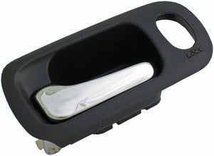 Interior Door Handle Front Left Chrome/Black - Dorman# 92684