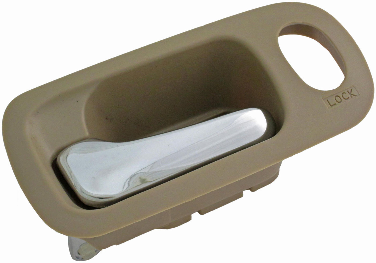 Interior Door Handle Front Left Chrome/Beige Ivory - Dorman# 92688