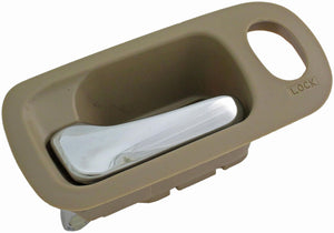 Interior Door Handle Front Left Chrome/Beige Ivory - Dorman# 92688