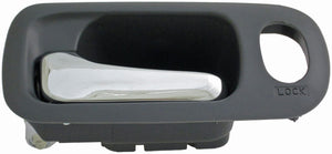 Interior Door Handle Front Left Chrome/Gray Graphite - Dorman# 92690