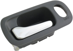 Interior Door Handle Front Left Chrome/Gray Graphite - Dorman# 92690