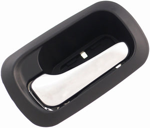 Interior Door Handle Rear Left Chrome/Black - Dorman# 92696