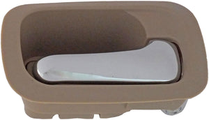 Interior Door Handle Rear Right Chrome/Beige Ivory - Dorman# 92697